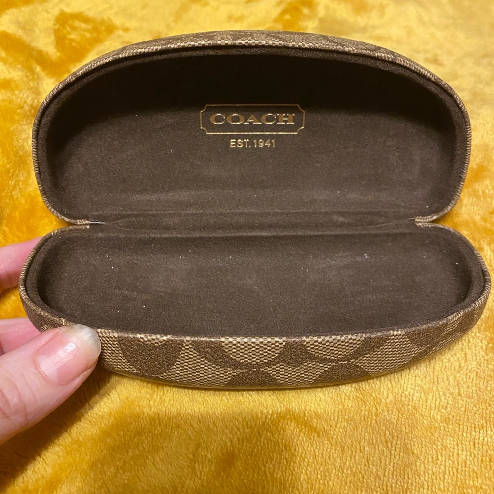 Coach glasses case